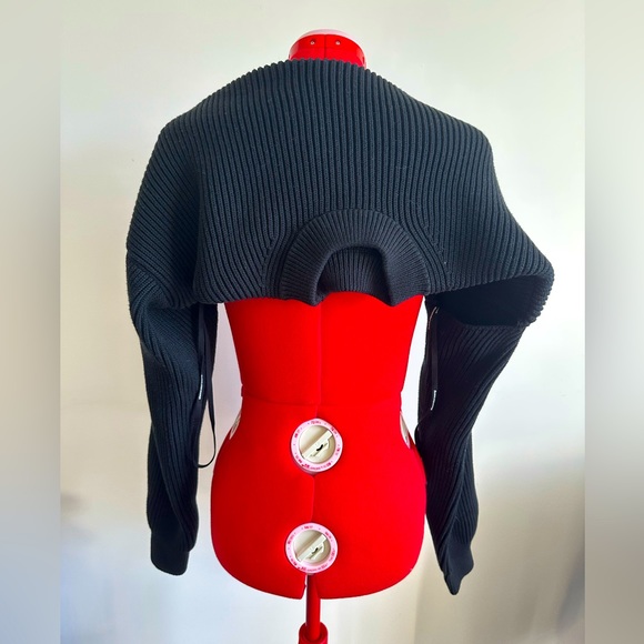 Alexanderwang.t Cropped Crewneck Shrug - M - Picture 12 of 13